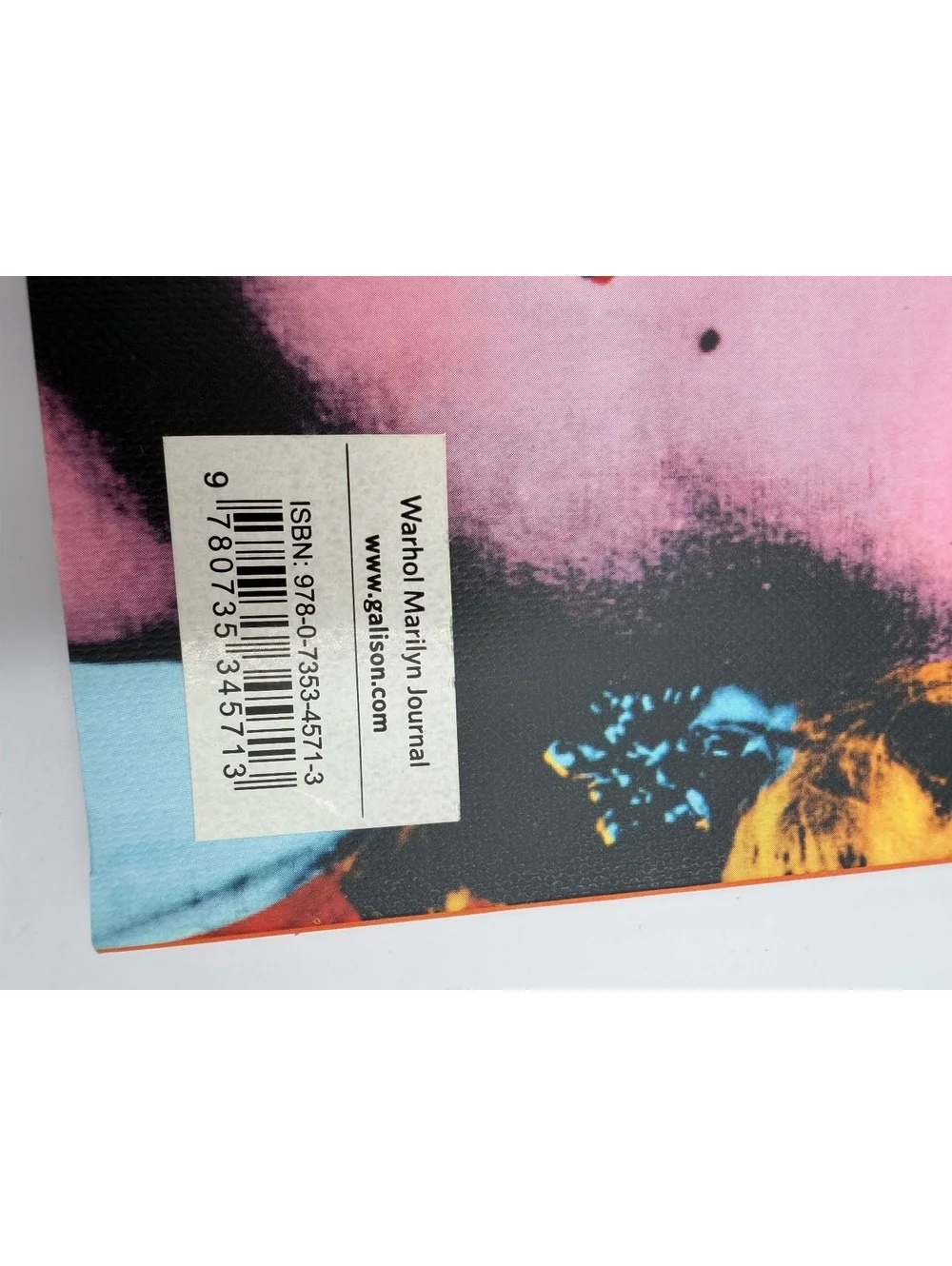 Andy Warhol paperback Marilyn Monroe Notebook